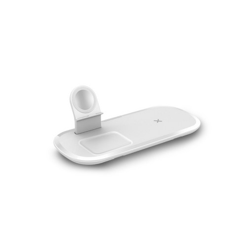 Apple 헤드셋 시계 휴대폰용 쓰리-인-원 무선 충전기 15W 다기능 무선 충전기, 하얀
