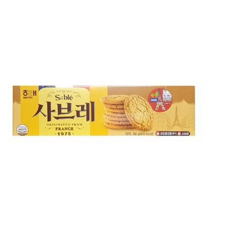 해태제과 사브레, 84g, 4개