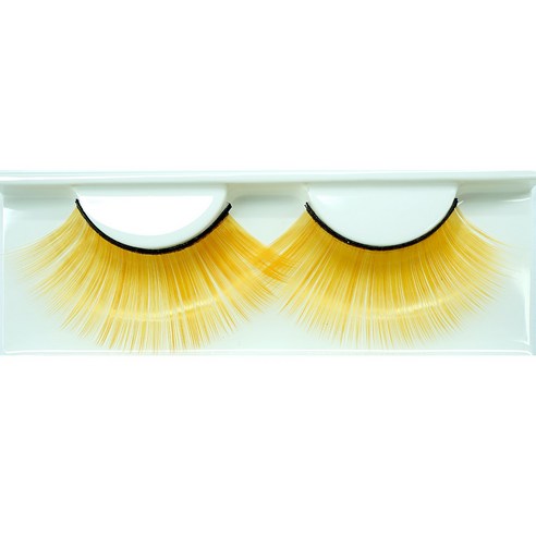 MDQ 인조속눈썹 패션쇼 특수분장소품 25mm, 1개, 옐로우실버