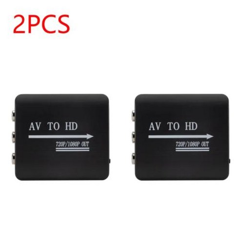 HD 1080P AV to HDMI 호환 CVSB LR 비디오 컨버터 지지대 PAL 비디오 박스 컨버터 N64 Wii PS123 ...