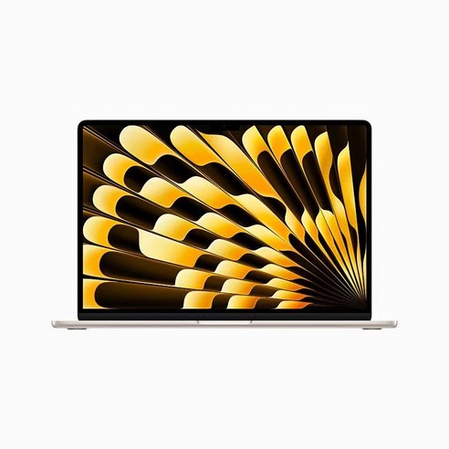 맥북 에어 13인치 M3칩 16GB 램 SSD 레티나 디스플레이 512GB 고급형 실버, 스타라이트