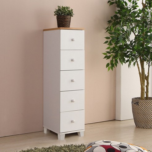 슬림한 디자인, 넉넉한 수납, 공간을 디자인하는 포지 5단 서랍장 300