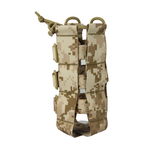 THE WAROOM SHOP 주전자 가방 전술 몰리 물병 캐리어 파우치, 데저트 디지털 카모, 21cm, PP
