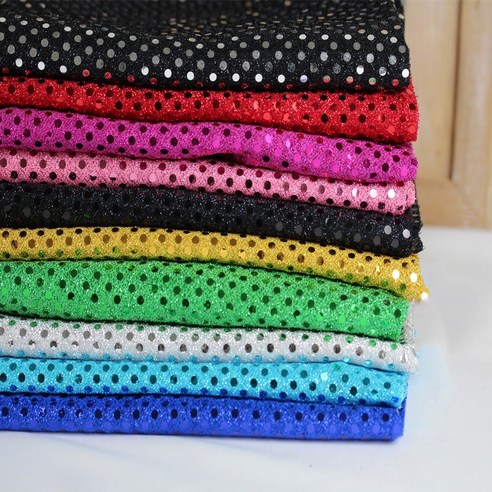 퀼트가게스팽글 스판 무대 댄스 파티 유치원 배경 천 원단, 레드, 1개