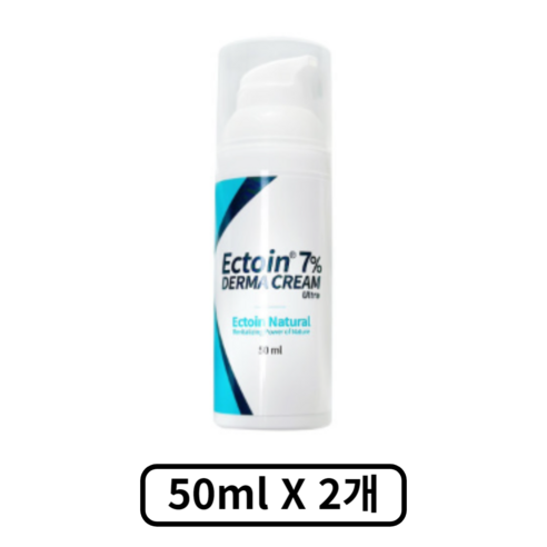 엑토인 7% 더마크림 울트라, 50ml, 2개