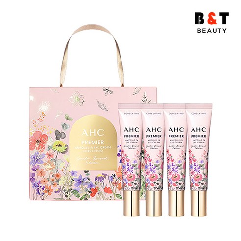 AHC AHC 아이크림 시즌 12 가든부케 에디션 선물 세트 40ml 4개+쇼핑백, AHC 아이크림 시즌12 가든부케 에디션
