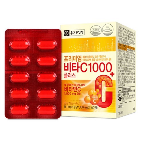 비타민c 종근당건강 프리미엄 비타C1000 플러스 100정, 1개