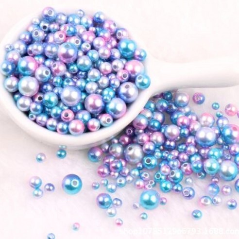 진주구슬 비즈 - 6mm/8mm/10mm/12mm/14mm/16mm/18mm/20mm, 머메이드 6mm, 1개