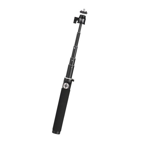 스포츠 사진기를위한 알루미늄 소형 연장 막대 폴란드 Monopod Selfie 지팡이, 설명, 블랙, 합금