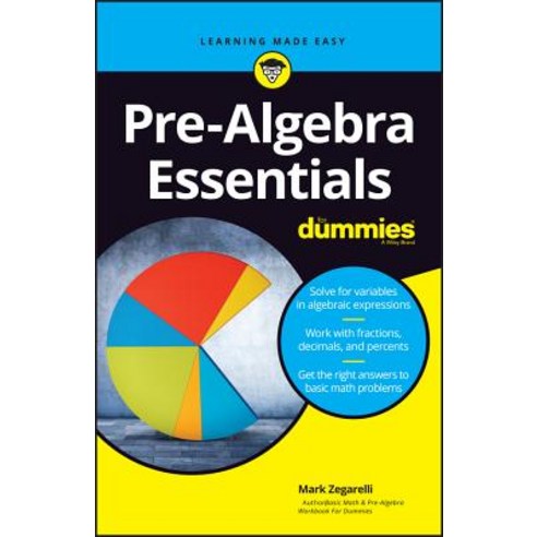 Pre-Algebra Essentials For Dummies Paperback