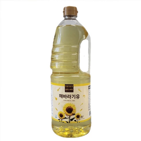 나비촌 해바라기씨유 오일 가정용, 1개, 1.8L