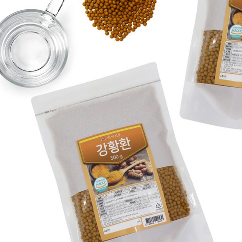 강황환 500g 인도산(최상급) HACCP 인증제품, 5개