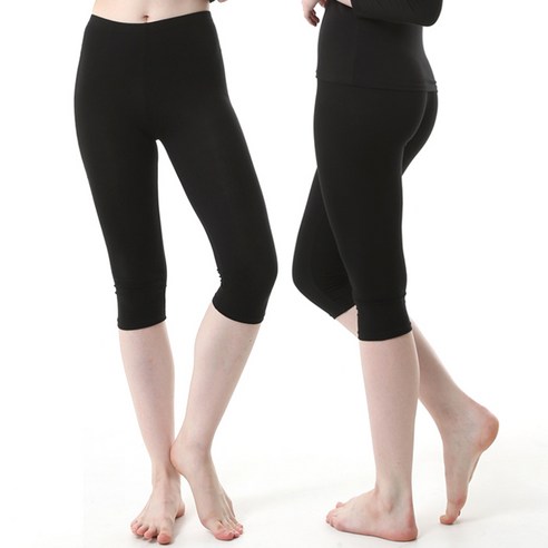 캐리루시 면 7부 슬림 레깅스 2p: 편안함과 스타일을 동시에! 7부속바지