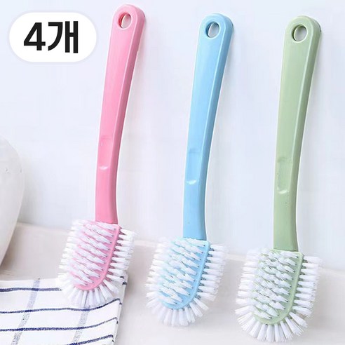 보니로엘 다용도 운동화솔 청소솔, 4개, 랜덤발송