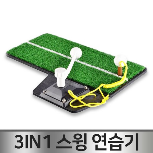 바이온 골프 3in1 스윙연습매트 실내연습 장타연습 스윙연습기 원샷 골프개인레슨