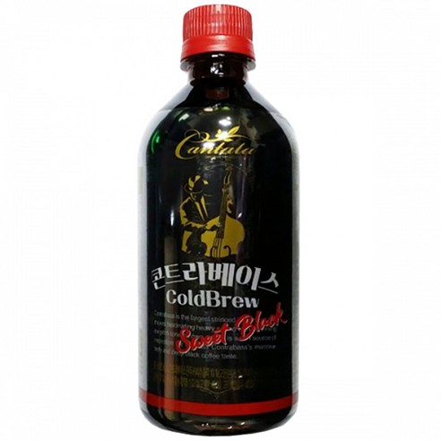 칸타타 콘트라베이스 콜드브루 스위트블랙, 500ml, 24개