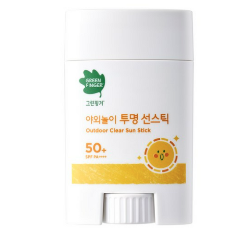 그린핑거 야외 놀이용 투명 선스틱 SPF50+ PA++++, 20g, 2개 
욕실용품/스킨케어