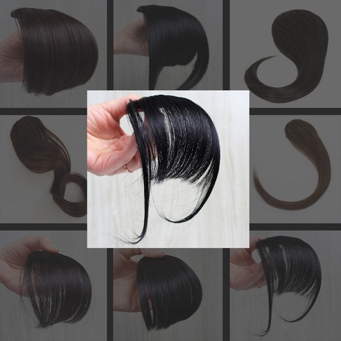 "내 앞머리 어디 갔지?" 5초 만에 완성하는 마법, 롱 시스루뱅 앞머리가발! 피플앤제이