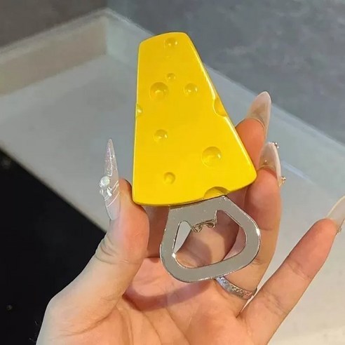 3D 자석 병따개 464, 1개, 노랑