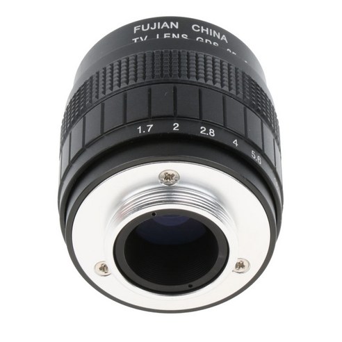 35mm F1.7 텔레비전 TV 영화 Cine HD 줌 렌즈 C 마운트 카메라 블랙, 설명, 설명