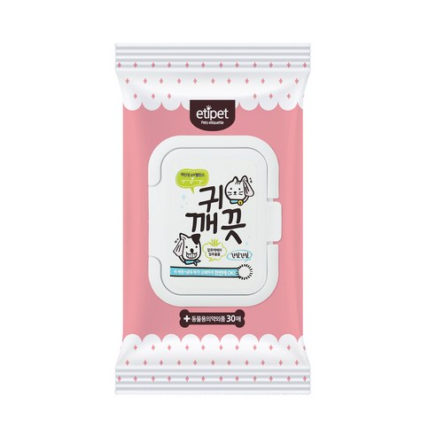 에티펫 반려동물 귀깨끗시트 30p, 150g, 3개