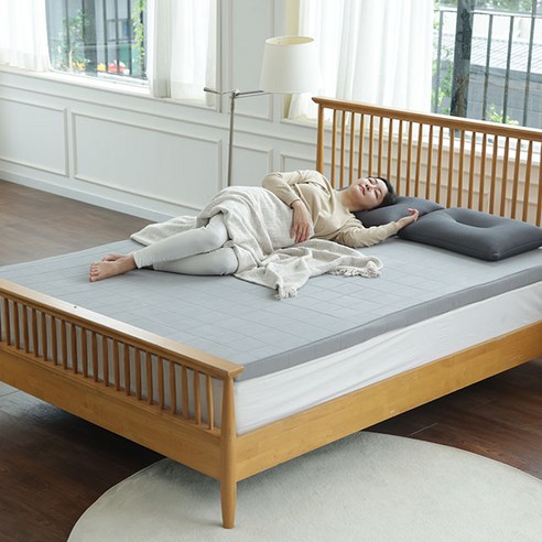 커버 분리형 멜린 허리 편안한 단단한 순면 슬립 토퍼 매트리스 리플레쉬 몽제