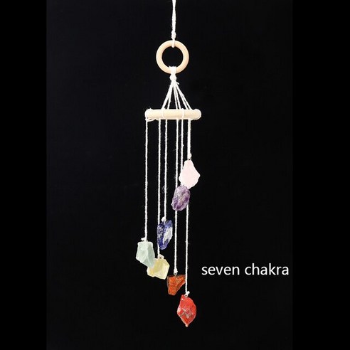 FREELIFE 장식 현관종 도어벨 풍경종 인테리어 소품 매단 장식물 크리스탈 윈드 차임 VF-825, Seven chakra-985