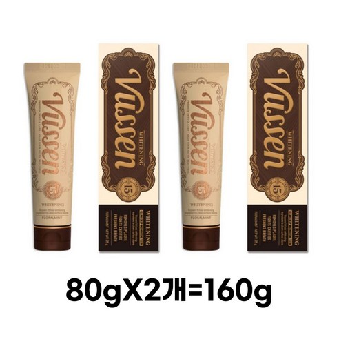 오스템 뷰센 15 미백 치약, 80g, 1개