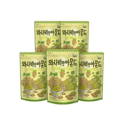 와사비맛 아몬드, 130g, 6개