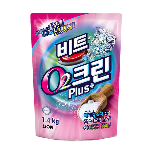 비트 O2 크린플러스 표백제, 1.4kg, 1개