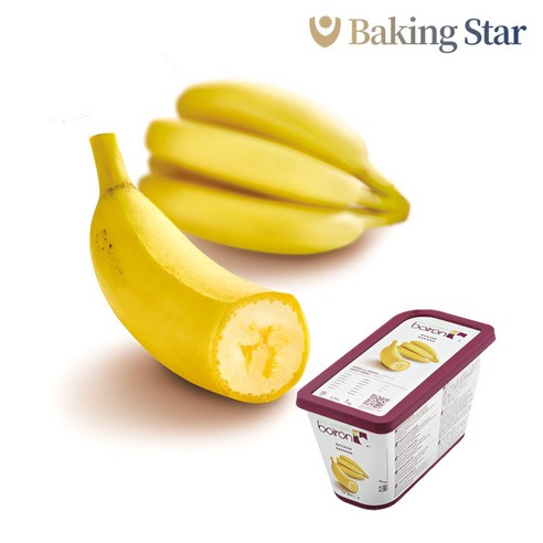 홈카페 레벨업! 브와롱 바나나 퓨레로 쉽고 맛있는 디저트 만들기 바나나퓨레