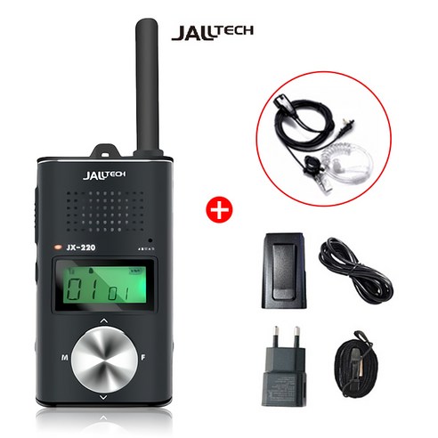 잘텍 JALTECH JX220 JX-220 생활용 무전기 경호용이어마이크 증정 / 레저 캠핑 등산 스키장 미용실 산악회, 잘텍 JX-220