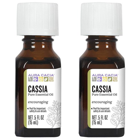 아우라카시아 퓨어 에센셜 오일 인커리징, Cassia Bark, 2개