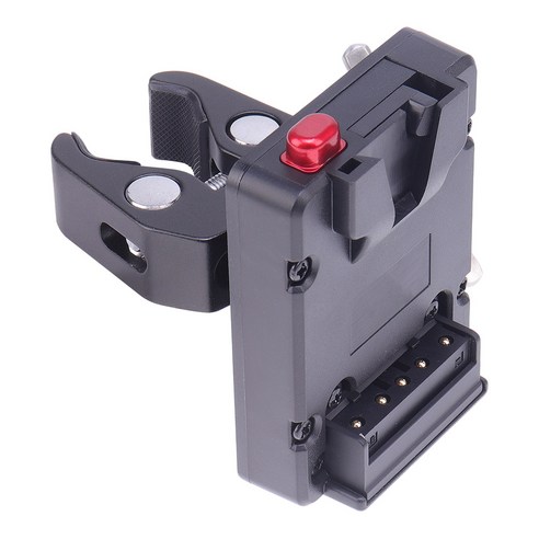 YSSHOP DSLR 카메라 E2/S6/F6/F8 카메라 모니터용 클램프가 있는 전원 분배기, 90x63x27mm, 검은 색, 플라스틱
