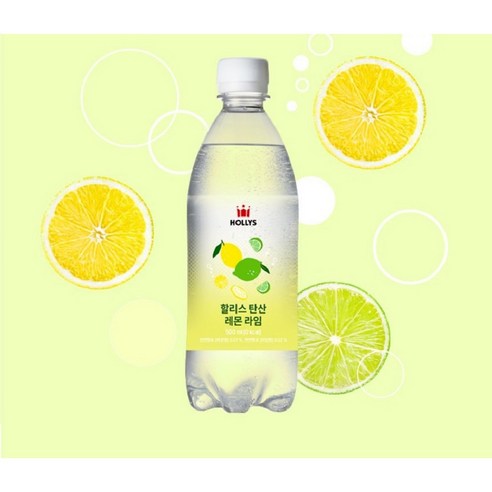 할리스 탄산수 레몬 라임, 500ml, 20개