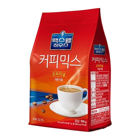 맥스웰하우스 자판기용 커피믹스 오리지날, 900g, 12개입, 12개