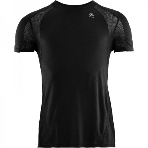 아클리마 Lightwool 스포츠 티셔츠 제트 블랙