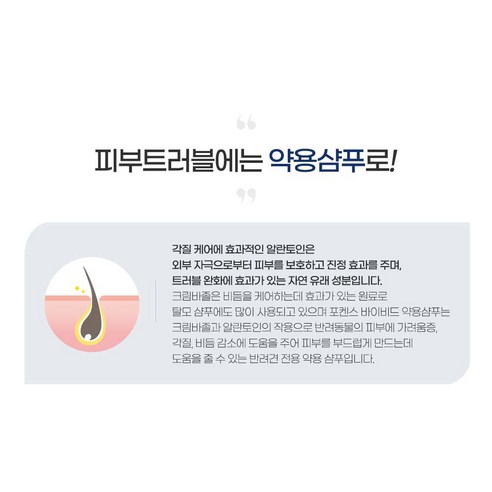 강아지 고양이 약용 샴푸 피부병 곰팡이 비듬 각질 아토피 농피증 가려움증, 1통, 300ml