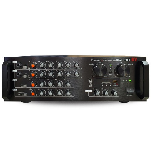 금영 노래방용 2채널 파워 믹서 앰프 300W, KAM-350BT
