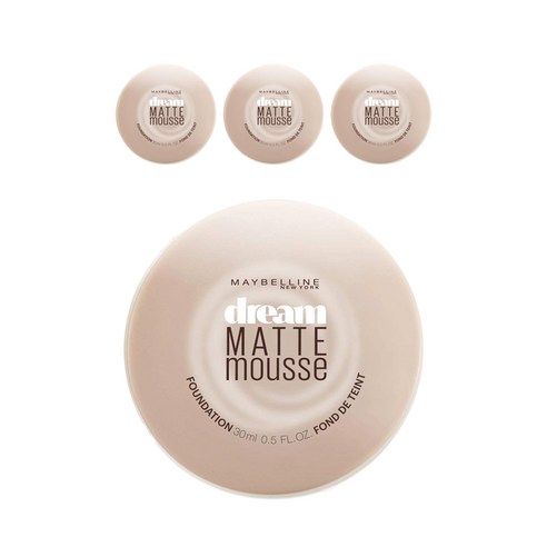 메이블린 드림 매트 무스 파운데이션 18g, Classic Ivory, 4개