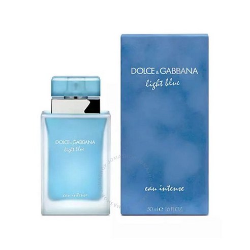 Dolce and Gabbana 라이트 블루 오 인텐스 오드퍼퓸 50ml 여자 향수, 1개