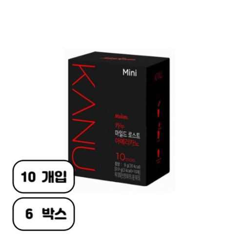 카누 콜롬비아 블렌드 마일드 로스트 아메리카노 0.9g 원두커피믹스, 10개입, 18개 카누 콜롬비아 블렌드 마일드 로스트 아메리카노 0.9g 원두커피믹스, 10개입, 18개