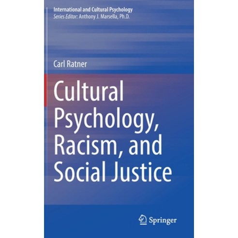 (영문도서) Cultural Psychology Racism and Social Justice Hardcover, Springer, English, 9783031145780