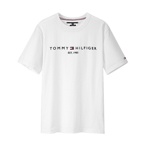 타미힐피거 타미힐피거 TH 코어 로고 반팔티 남자 MW0MW11465-118 타미힐피거반팔 Best Top5