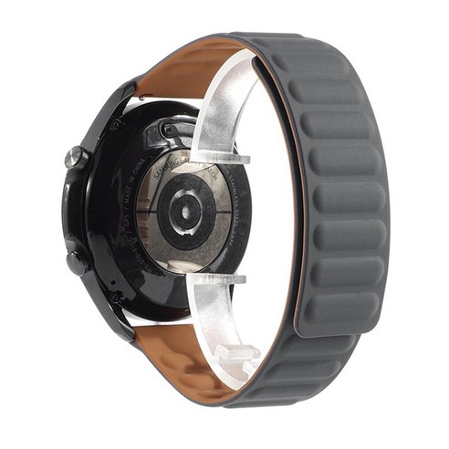 Garmin Vivomove 3 HR Luxe style Fenix Chronos 가민 스트랩 고무 자기 흡착 손목 밴드 20mm 22mm 퀵 릴리스 시계줄, #5