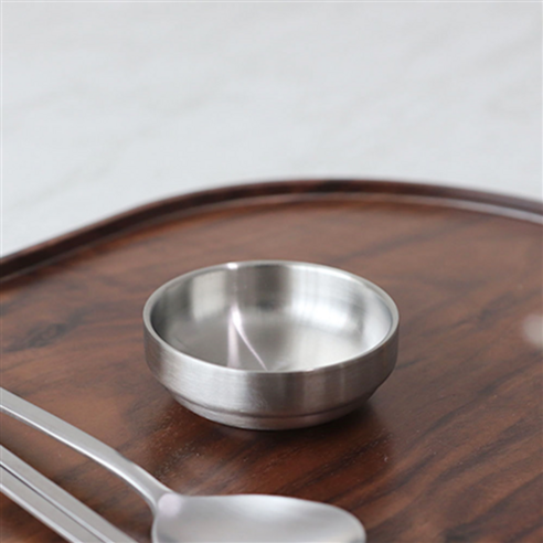 주방에 감성을 더하는 스테인리스 반찬그릇, 샤틴 EK 이중 원형 굽찬기