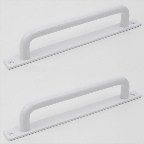 무드체인지 미닫이문 슬라이딩도어 판손잡이 15x165mm, 2개, 백색