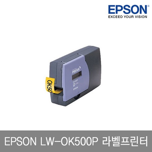 엡손 OK500P 라벨프린터 12mm 라벨테이프 증정, 1개, OK500P,사은품 ST12KW(투명용지 검정글자)