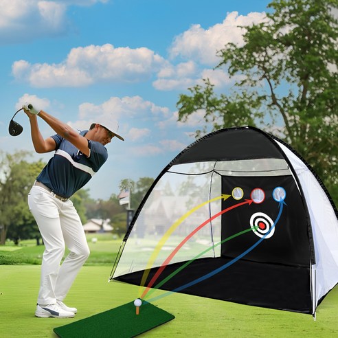 시간과 장소에 구애받지 않고 즐기는 실내 골프 연습, GAPINO 골프 연습망