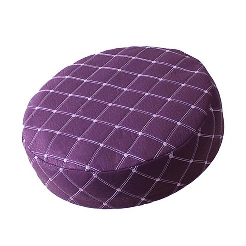 안락한 많은 충전물을 가진 35x10cm Barstool 덮개 덮개 둥근 상승 의자 좌석 소매, 보라색, 폴리 에스터